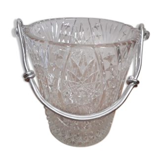 Seau à glaçons en cristal