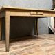 Louis XVI style desk in stripped wood from around 1800.
