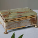 Alabaster jewelry box