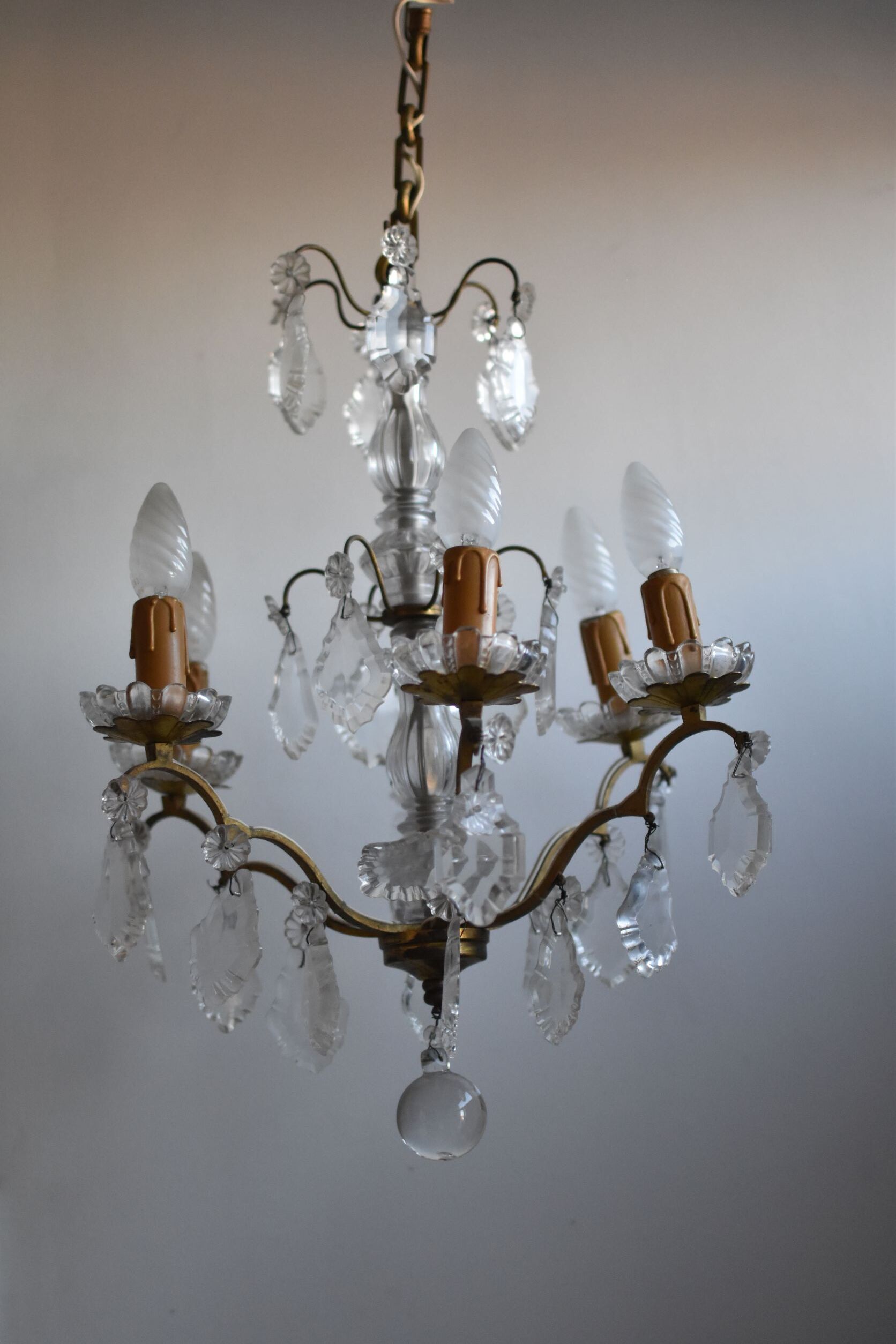 Chandelier with tassels