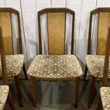 Set of 6 G-Plan teak chairs from the 1970s.