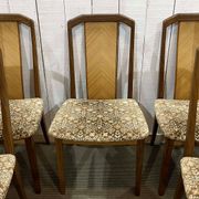 Set of 6 G-Plan teak chairs from the 1970s.