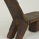 Vintage West African monoxyl wooden chair Lobi / Stargazer Circa 1950