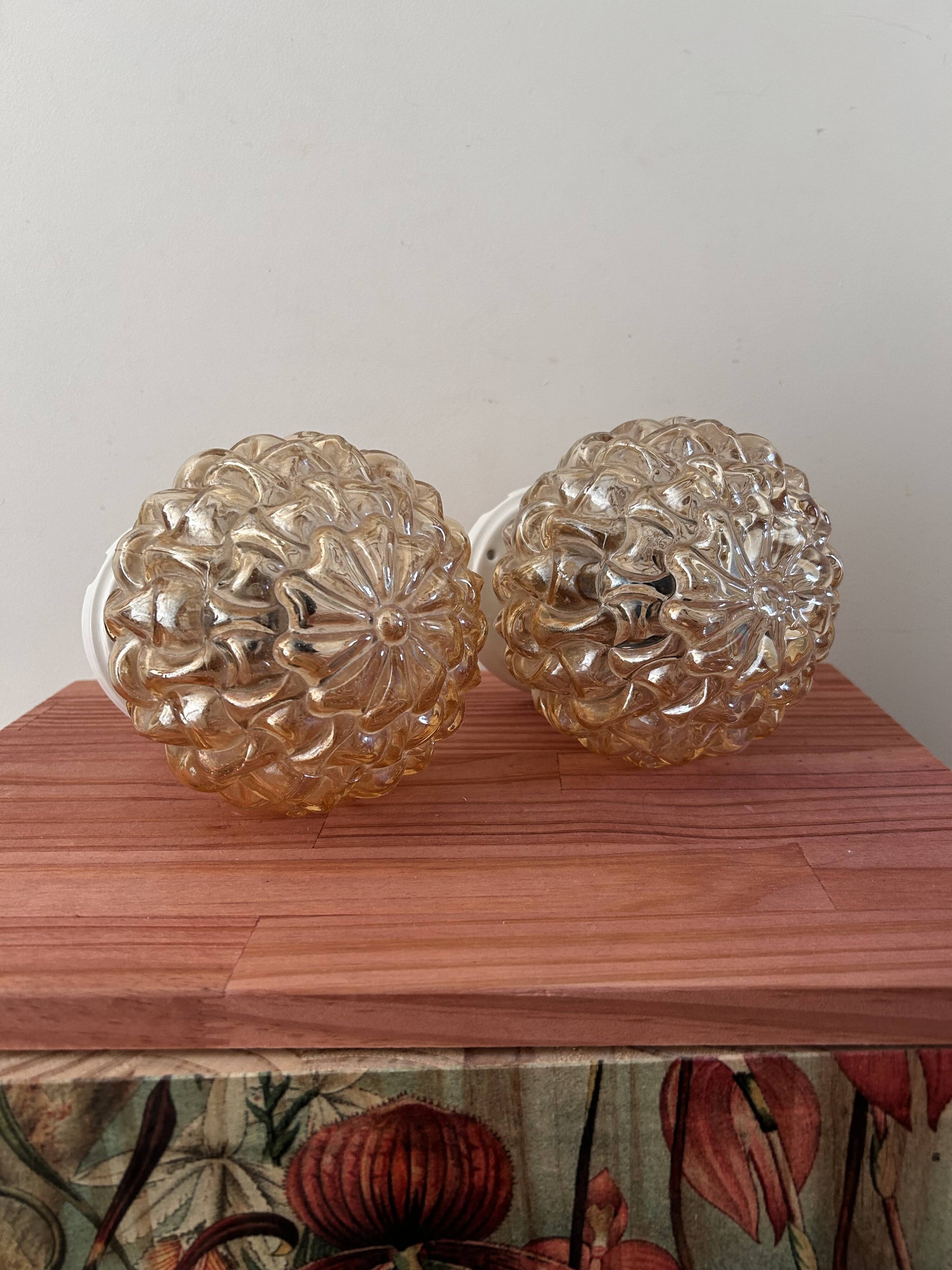 Pair of vintage wall lights