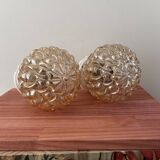 Paire d’appliques murales vintage