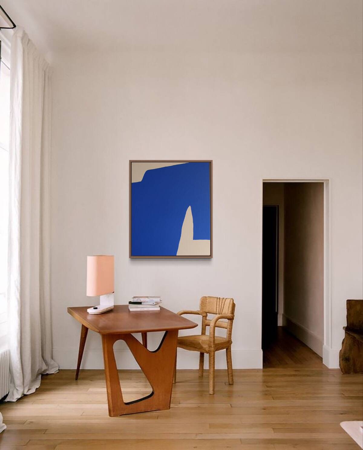 Blue Abstract Art N1 65x54cm by Bodasca