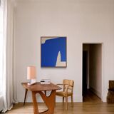 Blue Abstract Art N1 65x54cm by Bodasca