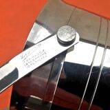 1960s Guy Degrenne Ice Bucket with Handle 18/10 Stainless Steel