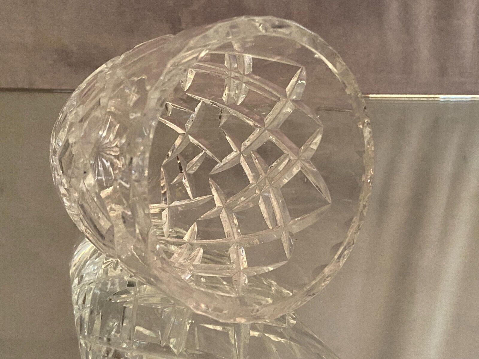 Vase en cristal taillé Saint Louis Baccarat bohême