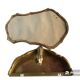 Miroir et console en bois doré