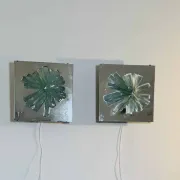 C-1540.00 Wall appliques Lichtreliëf by Raak Amsterdam, Netherlands, 1960s.