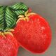 Vintage strawberry-shaped beggar or servant