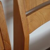 4 chairs sleigh Maison Regain