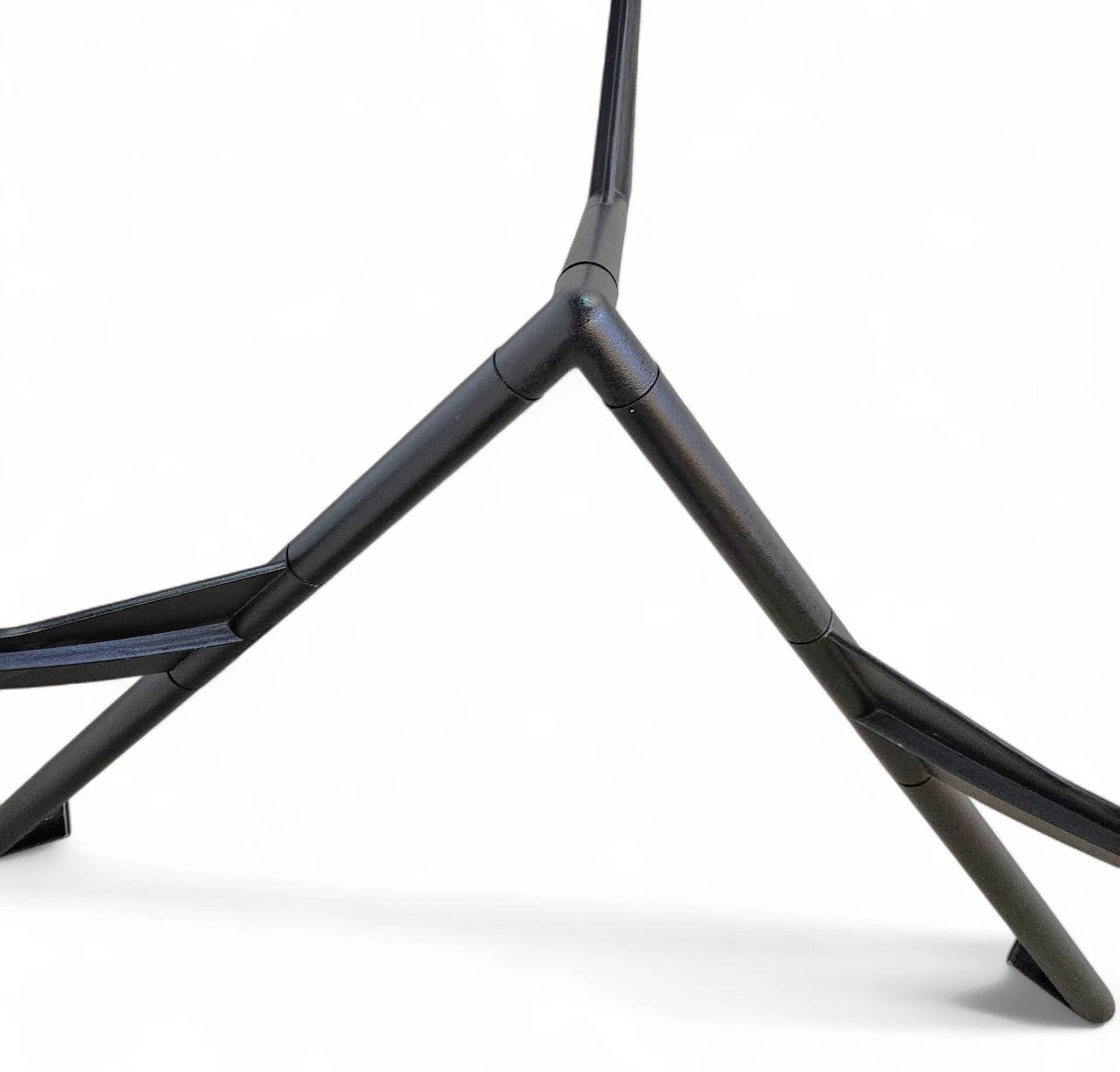 Philippe Starck / 1984 for François Mitterrand's private office / President M / black dining table frame / Baleri