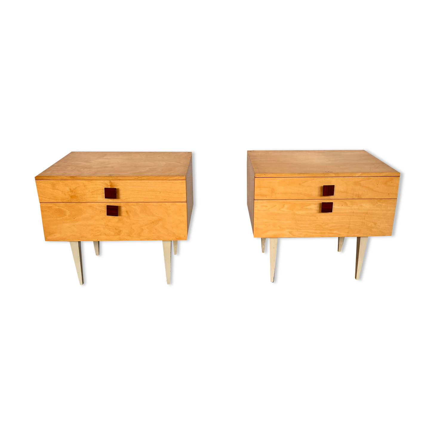 Pair of vintage bedside tables