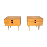 Pair of vintage bedside tables