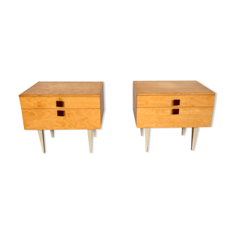 Pair of vintage bedside tables
