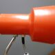Orange desk lamp by Josef Hurka for Napako 1970