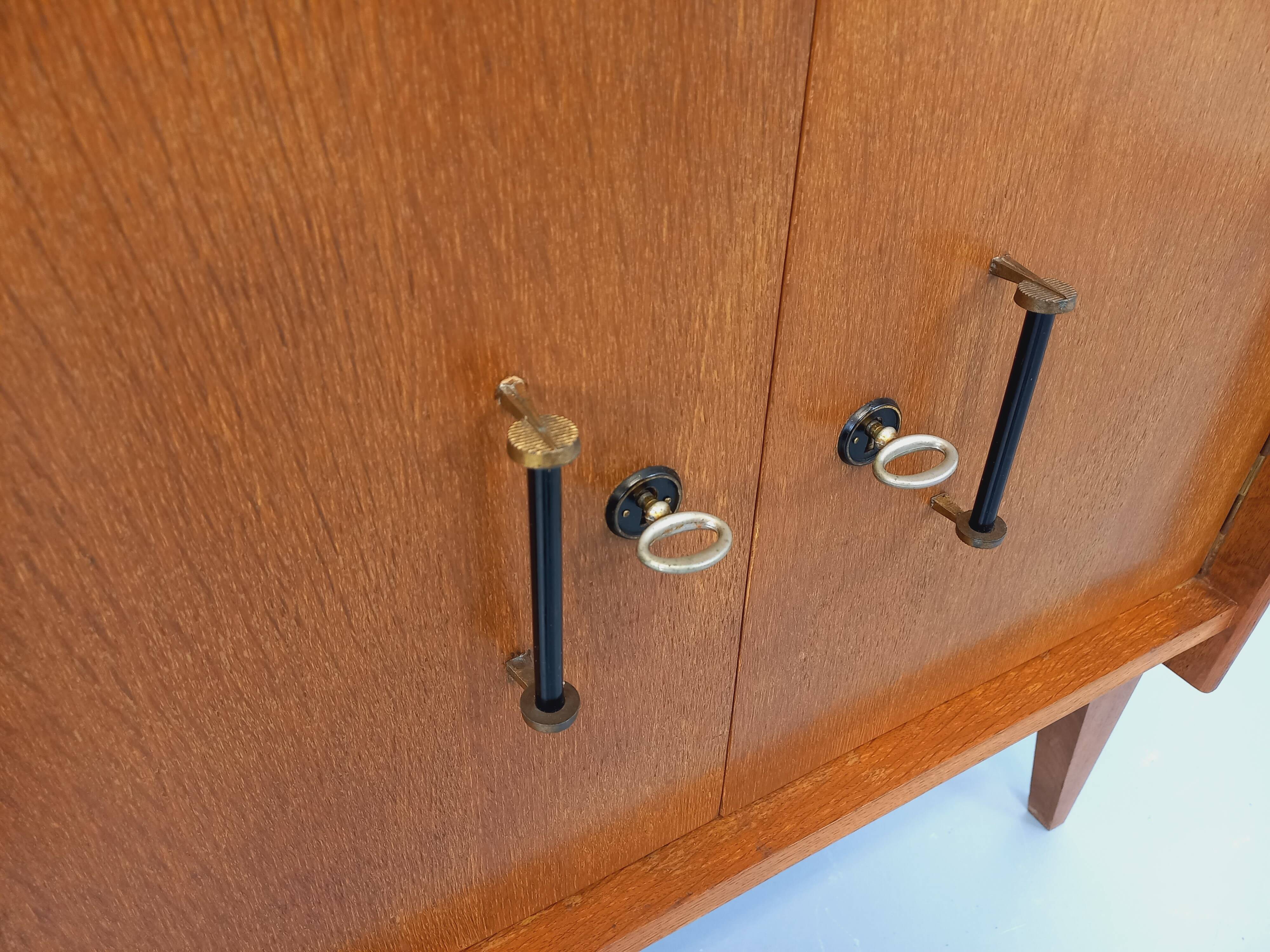 Vintage storage bookshelf René Gabriel Scandinavian style