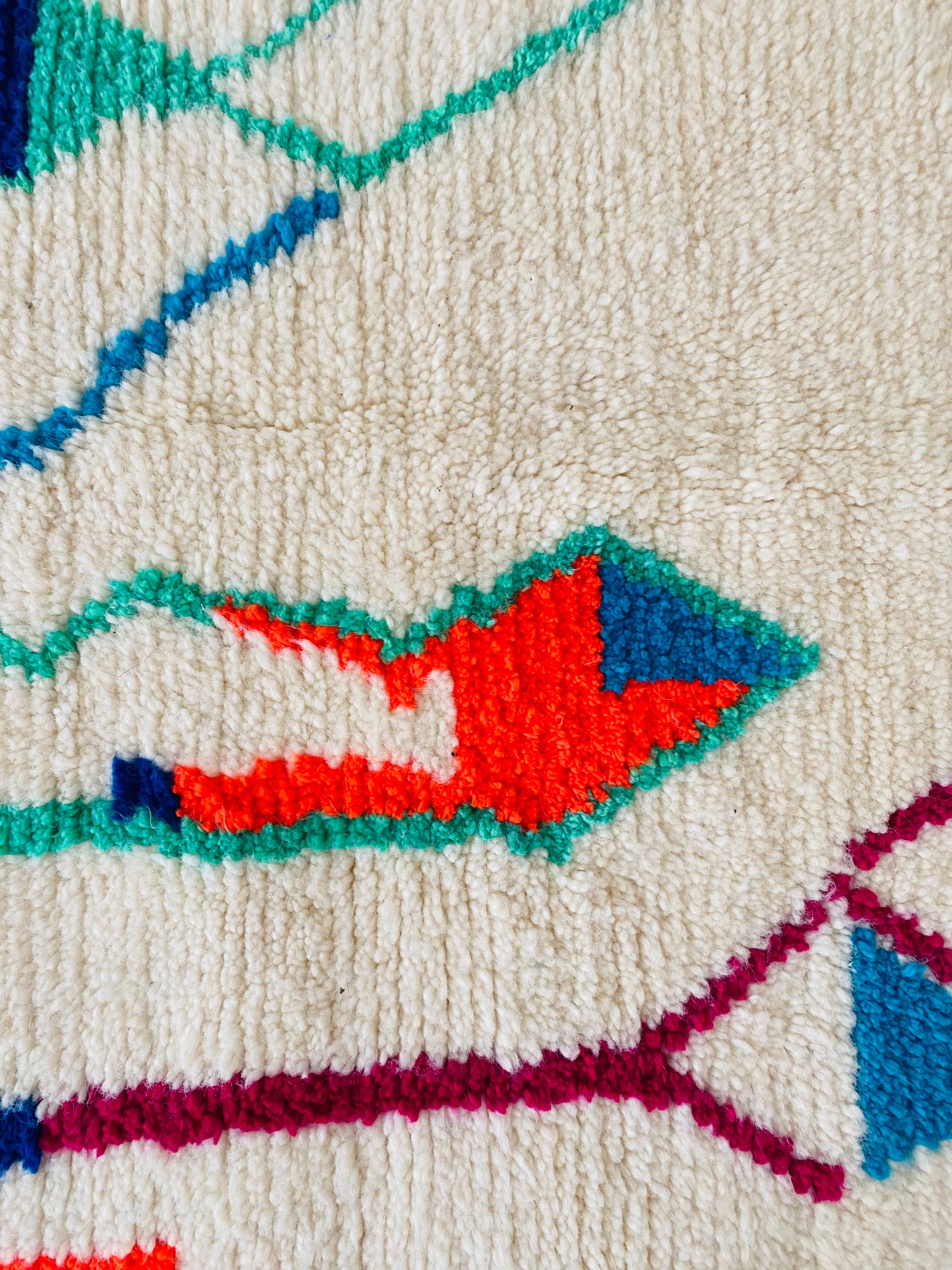 Moroccan Berber rug, Azilal, in thick wool