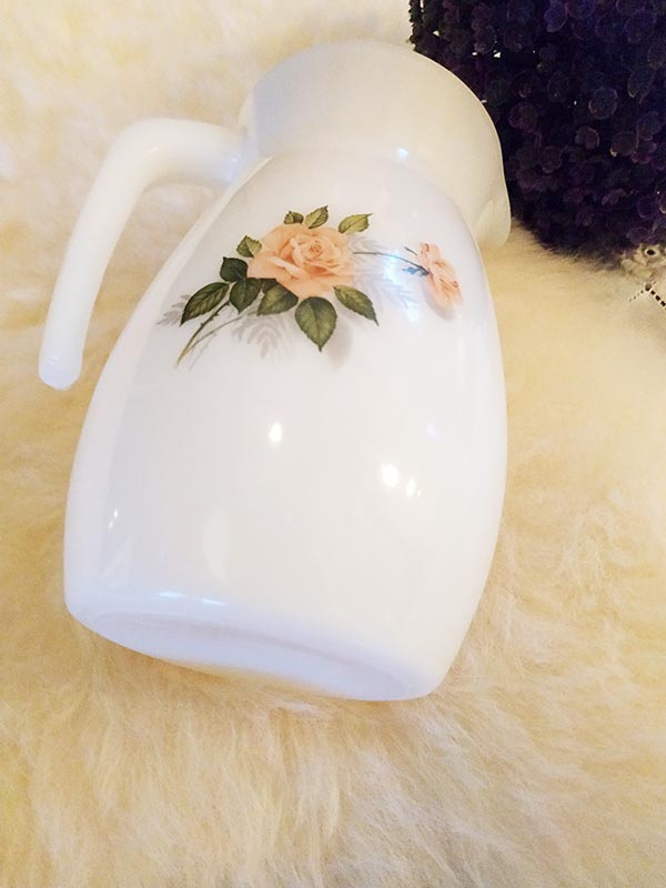 Vintage Arcopal pitcher
