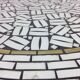 Large Round Mosaic Coffee Table by Berthold Muller, 1950s