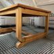 Table from the 1940s in light oak