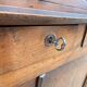 Two-body oak sideboard, circa 1890 — antique glasses and assembly