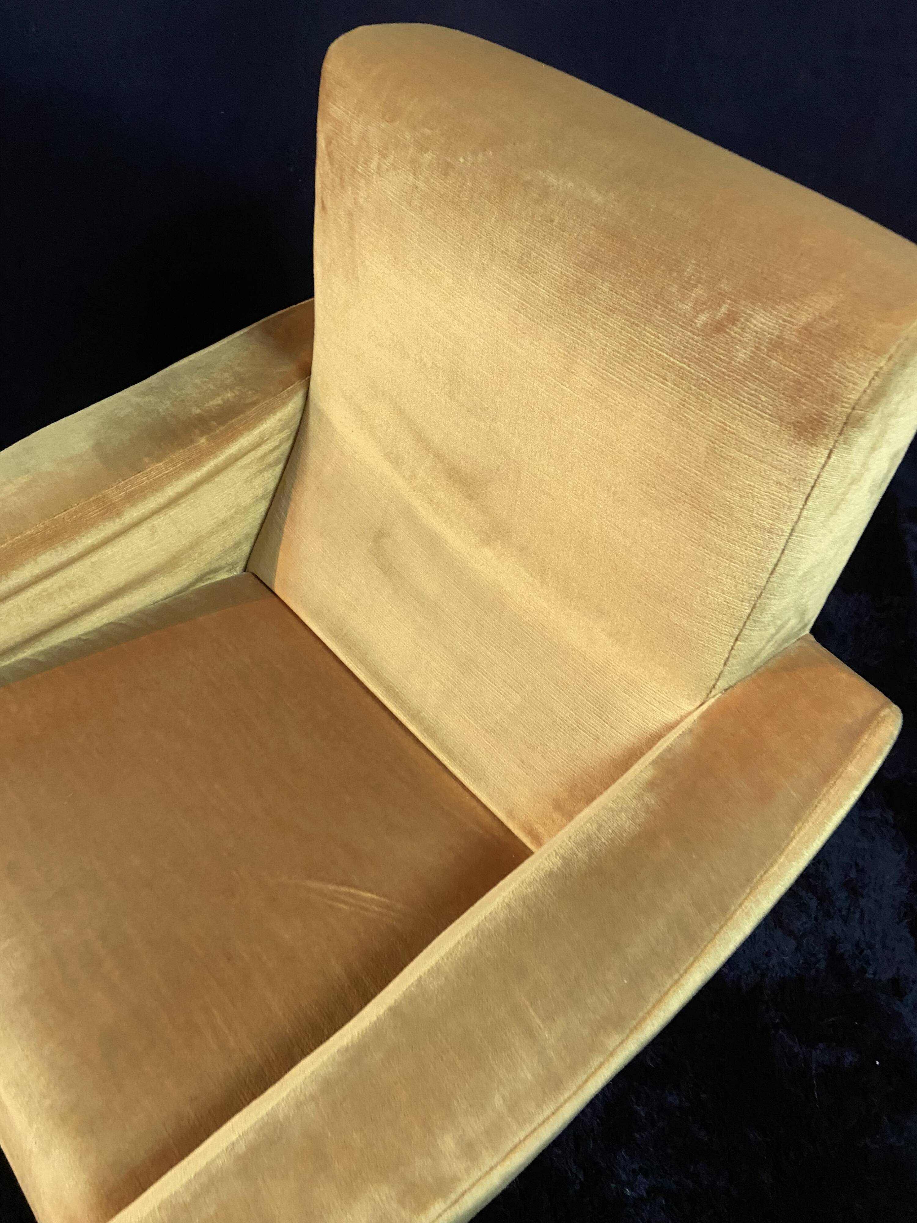 Pair of designer armchairs 1955-1960 by Louis Paolozzi for Zol Brandt Steiner