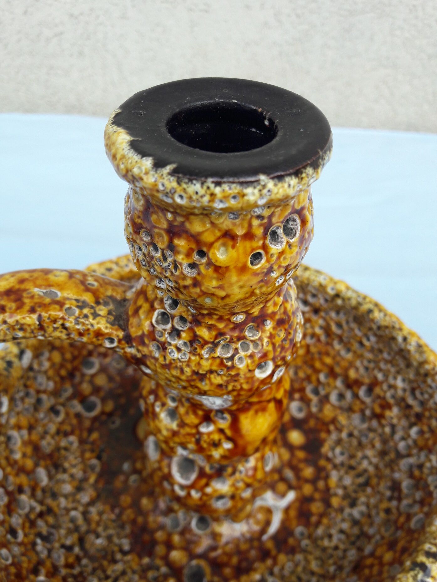 Bougeoir fat lava
