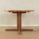 Dining table from the 1960s, solid frame and tabletop made of teak