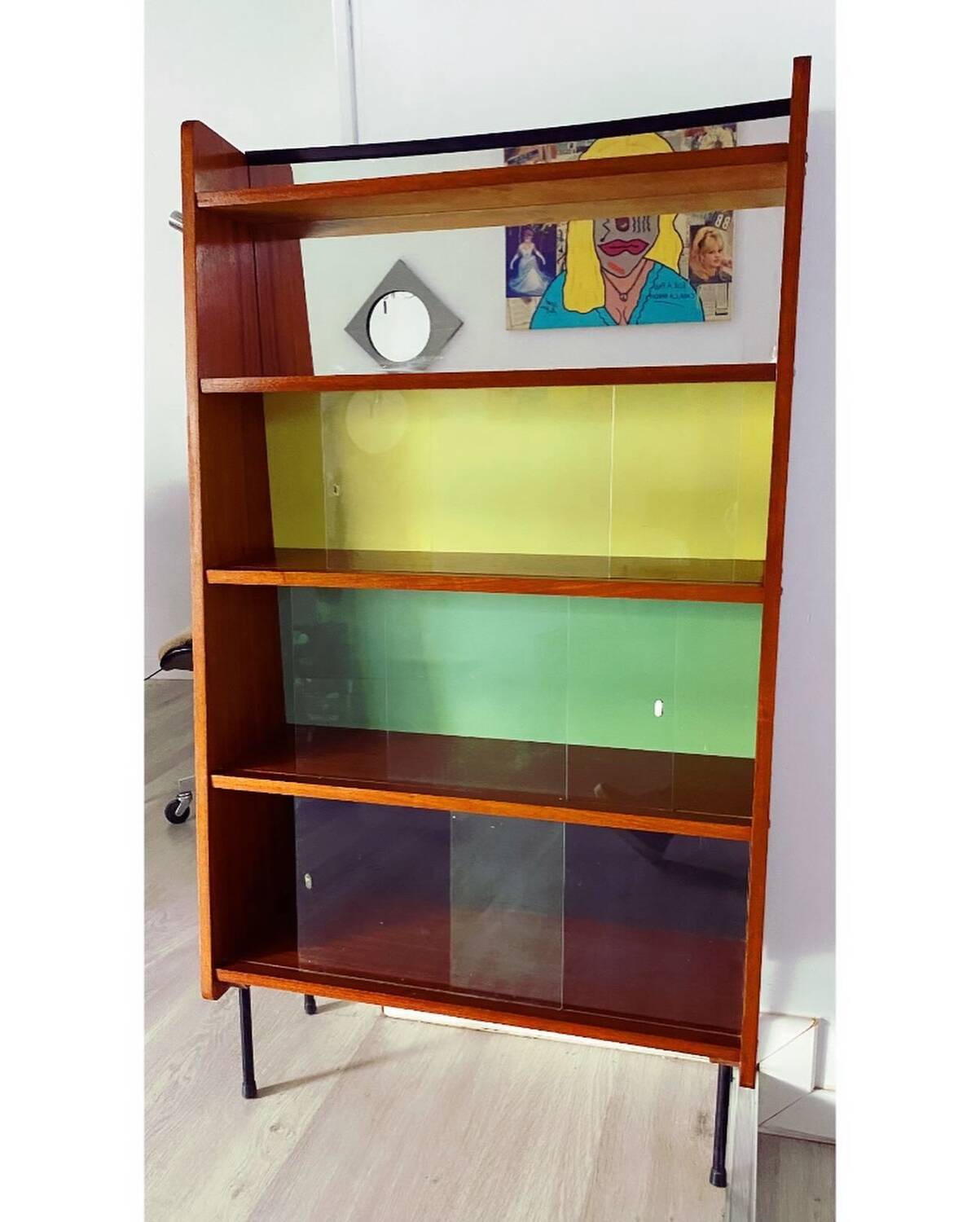 Pierre Guariche style bookcase