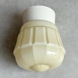 Art Deco pastel Thabur ceiling lamp, glass globe light