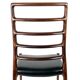 Set of 2 Niels Møller Model No 82 Chairs in Rosewood & Leather Denmark 60’s