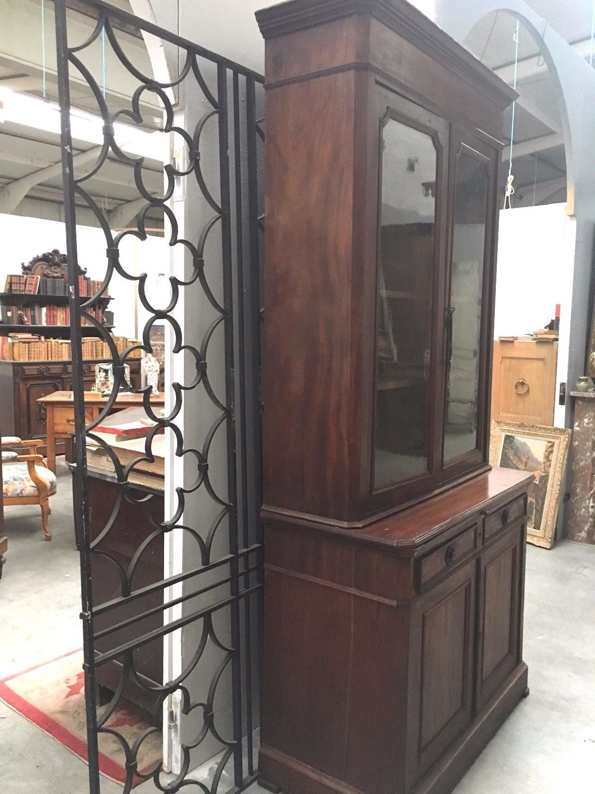 Buffet two Louis Philippe mahogany body