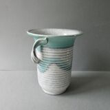 Glazed ceramic vase, 1930s, Art Deco