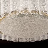 Superb glass tube ceiling light from Murano by Doria, Germany, 1960s.