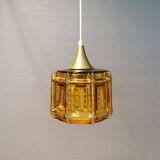 Swedish hanging lamp by Carl Fagerlund for Orrefors glass factory 1970s.