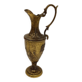 Decorative ewer in gilded metal Baroque style - 22 cm Antique vase