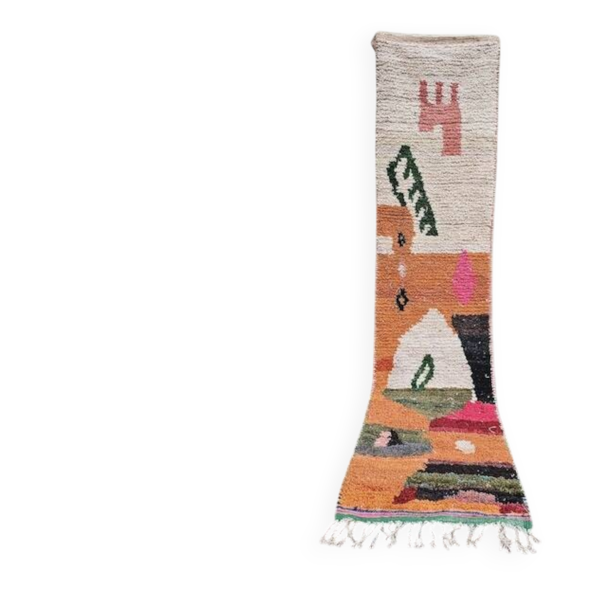 Tapis de passage artisanal marocain 300cmx70cm