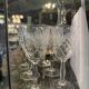 6 wine glasses and a ewer in etzel crystal