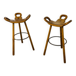 Ensemble de 2 tabourets - bar marbella