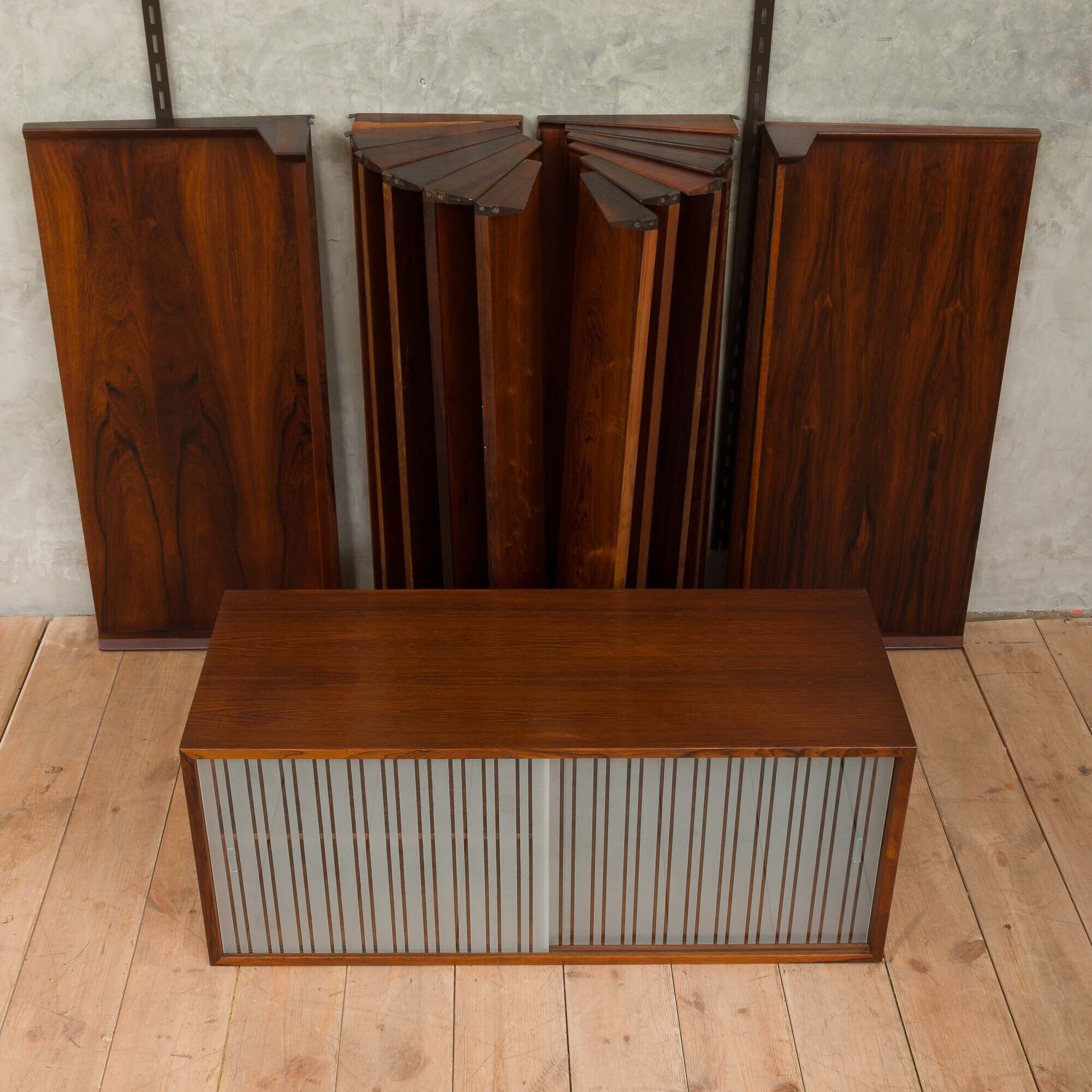 Bibliothèque en bois de rose par Kai Kristiansen pour FM Mobler