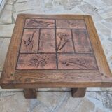 Coffee table signed P. Garnier