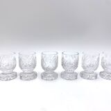 Crystal liqueur set, Poland, 1960s