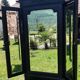 Dressmaker's cabinet with beveled triptych mirrors. (Mirror cabinet)