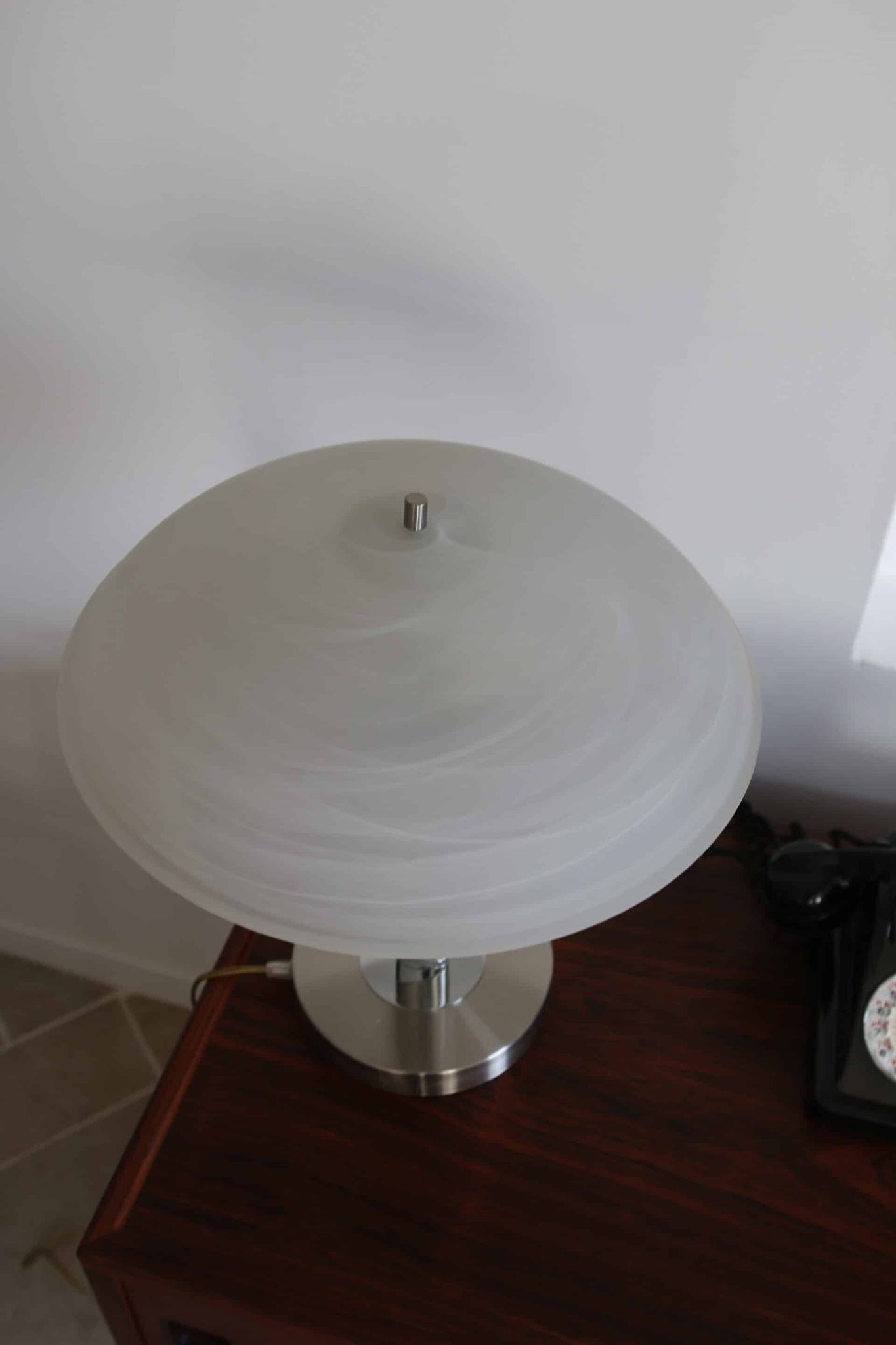Late postmodern mushroom lamp - double lighting