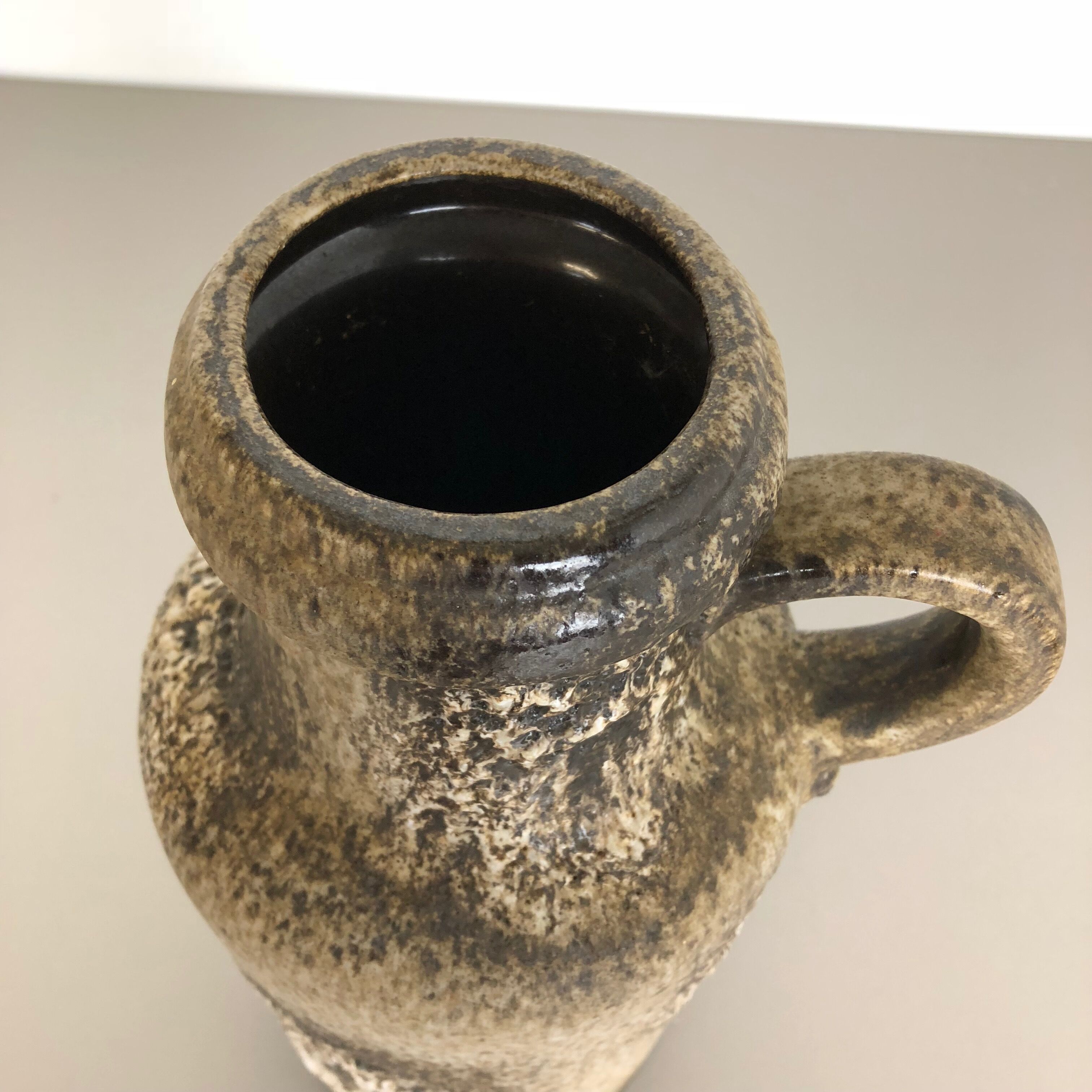 Large Multi-Color Vase Fat Lava "407-35" Vase by Scheurich, Germany, 1970s