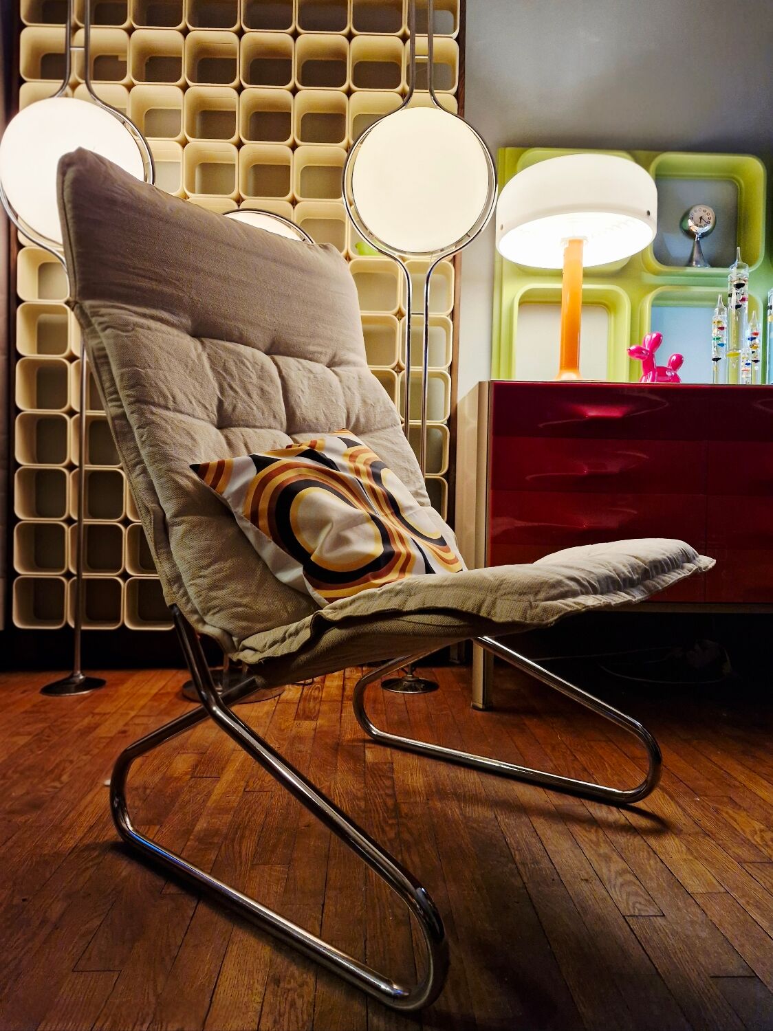 Rare loung chair ikea 1973 "gemet" jan dranger & johan huldt