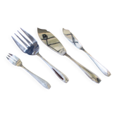 Fish cutlery box, stainless steel.